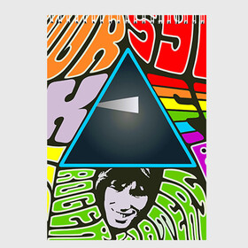 Скетчбук с принтом Pink Floyd в Курске, 100% бумага
 | 48 листов, плотность листов — 100 г/м2, плотность картонной обложки — 250 г/м2. Листы скреплены сверху удобной пружинной спиралью | pink floyd | rock | рок
