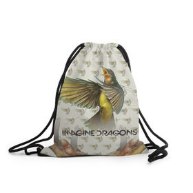 Рюкзак-мешок 3D с принтом Imagine Dragons в Курске, 100% полиэстер | плотность ткани — 200 г/м2, размер — 35 х 45 см; лямки — толстые шнурки, застежка на шнуровке, без карманов и подкладки | imagine dragons