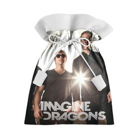 Подарочный 3D мешок с принтом Imagine Dragons в Курске, 100% полиэстер | Размер: 29*39 см | Тематика изображения на принте: imagine dragons