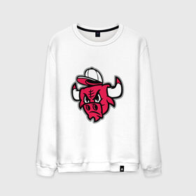 Мужской свитшот хлопок с принтом Chicago Bulls (в кепке) в Курске, 100% хлопок |  | chicago bulls | буллз | кепка | чикаго | чикаго буллз