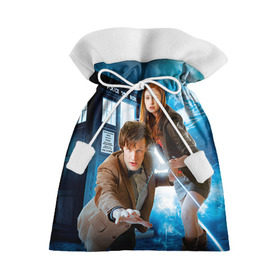 Подарочный 3D мешок с принтом Доктор кто в Курске, 100% полиэстер | Размер: 29*39 см | Тематика изображения на принте: doctor who | будка | доктор кто | сериал | тардис