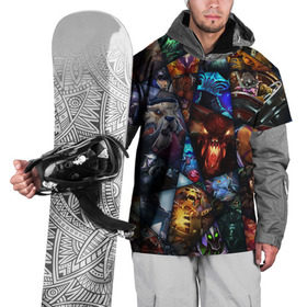 Накидка на куртку 3D с принтом All pic в Курске, 100% полиэстер |  | Тематика изображения на принте: dota 2 | game | дота 2 | ол пик | персонажи
