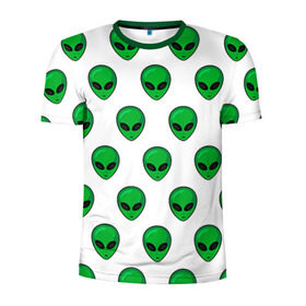 Мужская футболка 3D спортивная с принтом Пришелец в Курске, 100% полиэстер с улучшенными характеристиками | приталенный силуэт, круглая горловина, широкие плечи, сужается к линии бедра | инопланетянин | пришелец