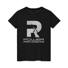 Женская футболка хлопок с принтом Power Rangers в Курске, 100% хлопок | прямой крой, круглый вырез горловины, длина до линии бедер, слегка спущенное плечо | dota2 | international | power | rangers | игры