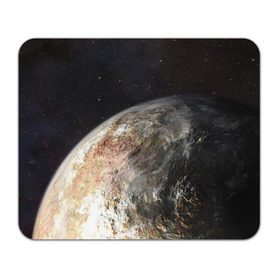 Коврик прямоугольный с принтом Плутон в Курске, натуральный каучук | размер 230 х 185 мм; запечатка лицевой стороны | Тематика изображения на принте: космос | планета | плутон