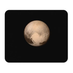 Коврик прямоугольный с принтом Плутон в Курске, натуральный каучук | размер 230 х 185 мм; запечатка лицевой стороны | Тематика изображения на принте: космос | планета | плутон