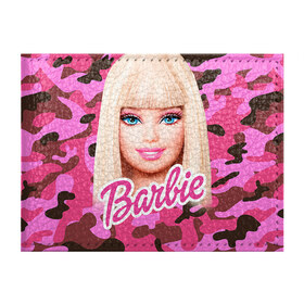 Обложка для студенческого билета с принтом Барби в Курске, натуральная кожа | Размер: 11*8 см; Печать на всей внешней стороне | swag | барки | девушкам | камуфляж | свэг