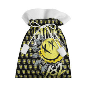 Подарочный 3D мешок с принтом Blink 182 в Курске, 100% полиэстер | Размер: 29*39 см | Тематика изображения на принте: 