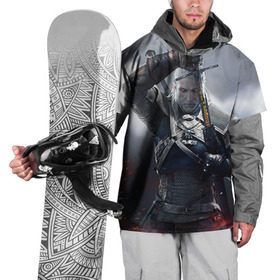 Накидка на куртку 3D с принтом Геральт в Курске, 100% полиэстер |  | Тематика изображения на принте: ведьмак