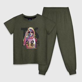 Детская пижама хлопок с принтом Taylor Swift в Курске, 100% хлопок |  брюки и футболка прямого кроя, без карманов, на брюках мягкая резинка на поясе и по низу штанин
 | тейлор элисон свифт