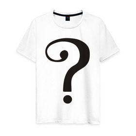 Мужская футболка хлопок с принтом Classic TV Riddler в Курске, 100% хлопок | прямой крой, круглый вырез горловины, длина до линии бедер, слегка спущенное плечо. | dc | riddler | загадочник | супергерой