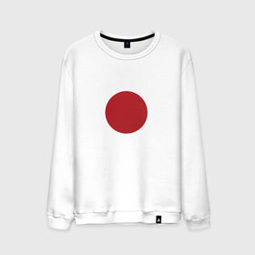 Мужской свитшот хлопок с принтом Япония минимализм в Курске, 100% хлопок |  | круг | минимализм | японский флагяпония