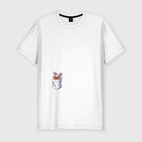 Мужская футболка премиум с принтом FNAF - [Mangle] в Курске, 92% хлопок, 8% лайкра | приталенный силуэт, круглый вырез ворота, длина до линии бедра, короткий рукав | fnaf | fnaf 2 | mangle | фнаф