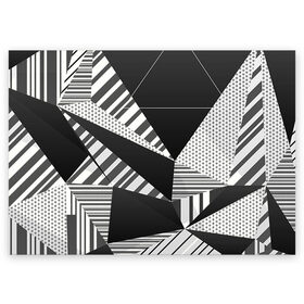 Поздравительная открытка с принтом Геометрия в Курске, 100% бумага | плотность бумаги 280 г/м2, матовая, на обратной стороне линовка и место для марки
 | геометрия | текстура | фигура