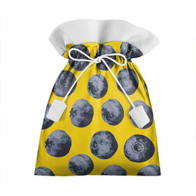Подарочный 3D мешок с принтом Ягоды в Курске, 100% полиэстер | Размер: 29*39 см | Тематика изображения на принте: еда | черника | ягода