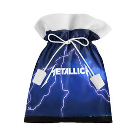 Подарочный 3D мешок с принтом METALLICA в Курске, 100% полиэстер | Размер: 29*39 см | metallica | rock | металлика | рок