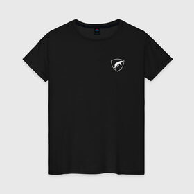 Женская футболка хлопок с принтом Шеврон ОДОН в Курске, 100% хлопок | прямой крой, круглый вырез горловины, длина до линии бедер, слегка спущенное плечо | армия | вв | мвд | одон | пантера