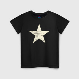 Детская футболка хлопок с принтом The Star в Курске, 100% хлопок | круглый вырез горловины, полуприлегающий силуэт, длина до линии бедер | icon графика. логотип 
