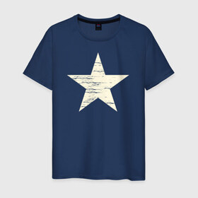 Мужская футболка хлопок с принтом The Star в Курске, 100% хлопок | прямой крой, круглый вырез горловины, длина до линии бедер, слегка спущенное плечо. | icon графика. логотип 