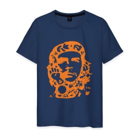 Мужская футболка хлопок с принтом Che Guevara в Курске, 100% хлопок | прямой крой, круглый вырез горловины, длина до линии бедер, слегка спущенное плечо. | che | che guevaracuba | guevara | гевара | куба | че | чегевара