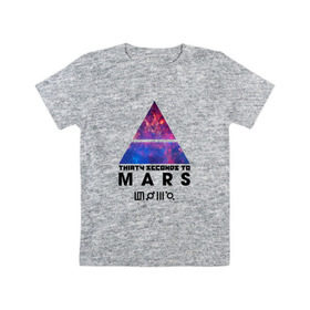 Детская футболка хлопок с принтом Thirty seconds to mars cosmos в Курске, 100% хлопок | круглый вырез горловины, полуприлегающий силуэт, длина до линии бедер | 30 | cosmos | mars | seconds | thirty | to