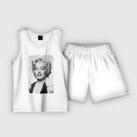 Детская пижама с шортами хлопок с принтом Мэрилин Монро (Marilyn Monroe) в Курске,  |  | marilyn monroe | актриса | мэрилин монро | певица