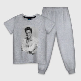 Детская пижама хлопок с принтом Elvis Presley в Курске, 100% хлопок |  брюки и футболка прямого кроя, без карманов, на брюках мягкая резинка на поясе и по низу штанин
 | elvis presley | король | рок н ролл | элвис пресли