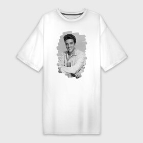 Платье-футболка хлопок с принтом Elvis Presley в Курске,  |  | elvis presley | король | рок н ролл | элвис пресли