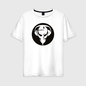 Женская футболка хлопок Oversize с принтом Pirate в Курске, 100% хлопок | свободный крой, круглый ворот, спущенный рукав, длина до линии бедер
 | dnb | jungle | пиратская станция