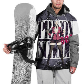 Накидка на куртку 3D с принтом Prison School в Курске, 100% полиэстер |  | Тематика изображения на принте: kangoku gakuen | kiyoshi fujino | киёши фуджино | призон скул