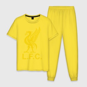 Мужская пижама хлопок с принтом Liverpool Gerrard в Курске, 100% хлопок | брюки и футболка прямого кроя, без карманов, на брюках мягкая резинка на поясе и по низу штанин
 | ливерпуль