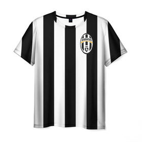 Мужская футболка 3D с принтом Juventus Tevez в Курске, 100% полиэфир | прямой крой, круглый вырез горловины, длина до линии бедер | football | juventus | tevez | фк | футбол | ювентус