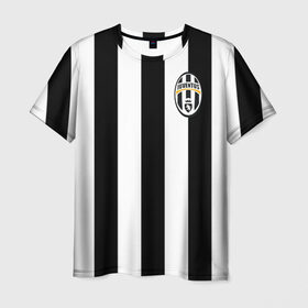 Мужская футболка 3D с принтом Juventus Pirlo в Курске, 100% полиэфир | прямой крой, круглый вырез горловины, длина до линии бедер | football | juventus | pirlo | фк | футбол | ювентус