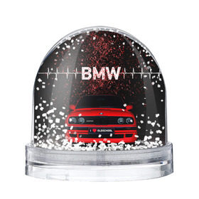 Снежный шар с принтом BMW в Курске, Пластик | Изображение внутри шара печатается на глянцевой фотобумаге с двух сторон | bmw | oldschool | бмв
