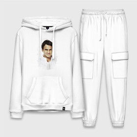 Мужской костюм хлопок с толстовкой с принтом Roger Federer в Курске,  |  | roger federer | роджер федерер | теннис | чемпион