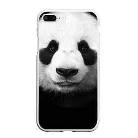 Чехол для iPhone 7Plus/8 Plus матовый с принтом Панда в Курске, Силикон | Область печати: задняя сторона чехла, без боковых панелей | панда