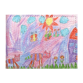 Обложка для студенческого билета с принтом Детские рисунки в Курске, натуральная кожа | Размер: 11*8 см; Печать на всей внешней стороне | Тематика изображения на принте: dg | габбана | детский | дольче | карандаш | картина | мода | рисунок
