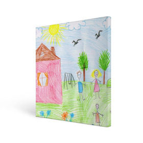 Холст квадратный с принтом Детские рисунки в Курске, 100% ПВХ |  | Тематика изображения на принте: dg | габбана | детский | дольче | карандаш | картина | мода | рисунок