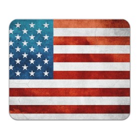 Коврик прямоугольный с принтом Флаг США в Курске, натуральный каучук | размер 230 х 185 мм; запечатка лицевой стороны | usa | демократия | страны | сша