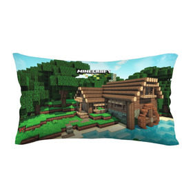 Подушка 3D антистресс с принтом Minecraft в Курске, наволочка — 100% полиэстер, наполнитель — вспененный полистирол | состоит из подушки и наволочки на молнии | крипер