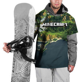 Накидка на куртку 3D с принтом Minecraft в Курске, 100% полиэстер |  | Тематика изображения на принте: крипер
