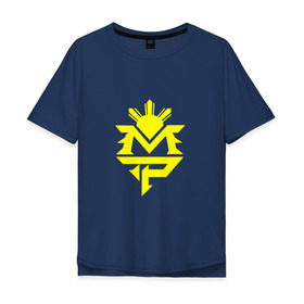 Мужская футболка хлопок Oversize с принтом Manny Pacquiao в Курске, 100% хлопок | свободный крой, круглый ворот, “спинка” длиннее передней части | manny | pacquiao | бокс | мэни | мэнни | пакьяо