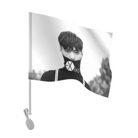 Флаг для автомобиля с принтом Exo в Курске, 100% полиэстер | Размер: 30*21 см | k pop | kpop | ехо | кай | кей поп | корейская попса | корея | кпоп | экзо | эксо