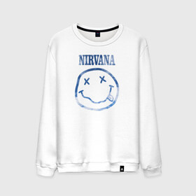 Мужской свитшот хлопок с принтом Nirvana sky в Курске, 100% хлопок |  | Тематика изображения на принте: cobain | kurt | nirvana | кобейн | курт | нирвана