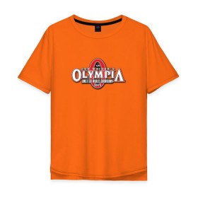 Мужская футболка хлопок Oversize с принтом Mr. Olympia в Курске, 100% хлопок | свободный крой, круглый ворот, “спинка” длиннее передней части | heath | kai | mr | olimpia | olympia | мистер | олимпия