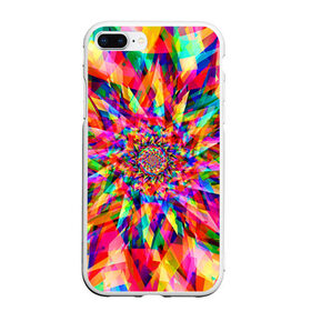 Чехол для iPhone 7Plus/8 Plus матовый с принтом Tie dye в Курске, Силикон | Область печати: задняя сторона чехла, без боковых панелей | орнамент | узор