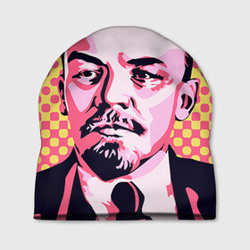 Шапка 3D с принтом Поп-арт. Ленин в Курске, 100% полиэстер | универсальный размер, печать по всей поверхности изделия | lenin | ильич | ленин | поп арт | ретро | ссср | товарищ