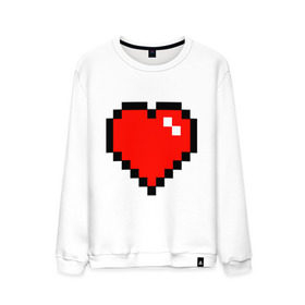 Мужской свитшот хлопок с принтом Minecraft сердце в Курске, 100% хлопок |  | minecraft | minecraft сердцесердце | игра | майнкрафт.