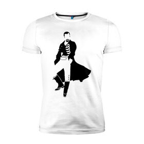 Мужская футболка премиум с принтом Black Sails Pirate в Курске, 92% хлопок, 8% лайкра | приталенный силуэт, круглый вырез ворота, длина до линии бедра, короткий рукав | пират