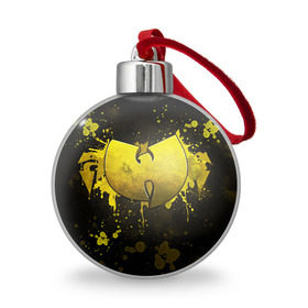 Ёлочный шар с принтом Wu-Tang Clan в Курске, Пластик | Диаметр: 77 мм | Тематика изображения на принте: хип хоп